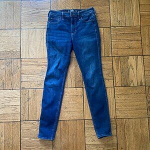 Hollister High Rise Super Skinny Dark Wash Jeans 27x29